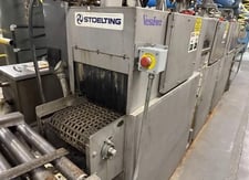 Stoelting #VSF-212, 3-stage pass thru parts washer, 2003