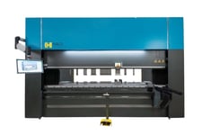 165 Ton, Haco #ERM-108X-R-Z1-Z2, hydraulic press brake, 10' overall, 102" between housing, 10.6"stroke