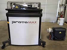 Omax #Protomax, waterjet cutting system, 12" x12" cutting area, 14.5" x15.25" tbl., 2020