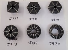 Jacobs Rubber Flex Collets - Various Sizes - Set of 6