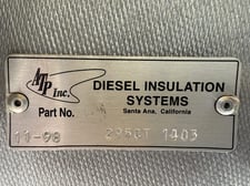 750 KW Caterpillar #3412, diesel generator set, 480 Volts, 3-phase, 1800 RPM, 255 hours, open skid frame, 1998