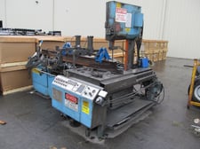 20" x 21" DoAll #TF-2021-NC, tilt frame vertical band saw, 50-300 FPM, 192" x 1-1/4" blade, 10 HP, hydraulic