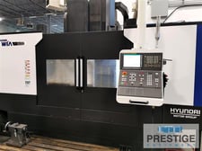 Hyundai Wia #F750B, CNC vertical machining center, 30 automatic tool changer, 61" X, 29.5" Y, 28.3" Z, 4500
