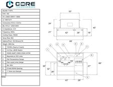 150 KVA 23900GrdY/13800 Primary, 480Y/277 Secondary, PAD, Recon (shipment available in 10 days)