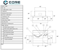150 KVA 22860GrdY/13200 Primary, 480Y/277 Secondary, PAD, Recon, (shipment available in 10 days)
