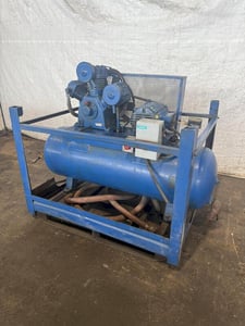 10 HP U.S. Motors, piston type air compressor, 300 psi, 230/460 V.