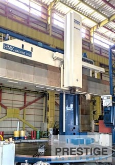 236" HNK #NT6080, CNC vertical turning center, 12 ATC, 314.96" sw, 98.42" stroke, 196.85" under height, Fanuc