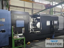 Smart Machine Tool #NL6000XLM 40" x 127" CNC lathe, 40.5" swing, 24" 3-jaw chuck, 6.5" bar, 127.9" centers