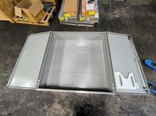 Saginaw Control & Engineering #SCE-484812WFLP, Industrial Enclosure, Rainproof, 3R/12 Enclosure, 48" x 48" x
