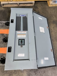 250 Amp. Square D, NF, Panelboard, (1) Breaker, 30 Space, 20" W x 50" L x 6" H Size, 3 Phase, 4-Wire