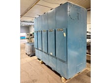 6000 cfm Belfab #NBM5-20, Modular Dust Collection System, 10" S.P., (5) Filter Modules w/(18) 7" x 60" Filter