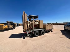 500 KW Cummins #VTA12-800-GS, portable diesel generator set, 277/480 Volts, 1447 hours, 1000 gal. fuel tank