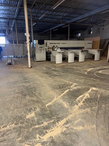 Schelling #Galaxy-125, Panel Saw, 3800mm cut & push stroke, VFD 9 grippers, 25.5 HP, 420mm blade diameter