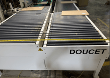 Doucet #MSP-SRH-36, Return Conveyor, 40' belt & rollers, 2022