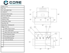 150 KVA 12470GrdY/7200 Primary, 480Y/277 Secondary, PAD, Recon(shipment available in 10 days)