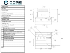 500 KVA 4330 Delta Primary, 480Y/277 Secondary, PAD, Recon (shipment available in 10 days)