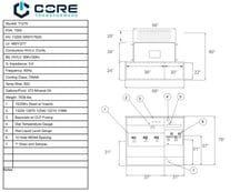 1000 KVA 13200 GrdY/7620 Primary, 480Y/277 Secondary, PAD, Recon (shipment available in 10 days)