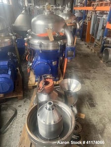 Alfa-Laval #AFPX-213XGT-14, Desludger Disc Centrifuge, Stainless Steel, Purifier Design, reconditioned