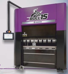 160 Ton, Coastone #BULL-15, High Tonnage Press Brake, 5.25', 66.5" between housing, 23.6" daylight