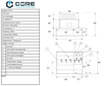 225 KVA 4160 Delta Primary, 480Y/277 Secondary, PAD, Recon (shipment available in 10 days)