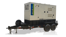 80 KW, Aksa #APD-EPAJ80T4, Mobile Power Module, diesel, 107HP, John Deere 4045HFG04-PWL Engine, Multi Volts
