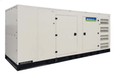 400 KW Aksa #APD-ULJ400, Diesel Generator, 536HP, John Deere 6135HFG84 Engine, 277/480V, Tier 3, sound