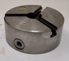6.25" Rohm #160, 3-jaw chuck, plain back mount