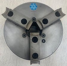 8" SCA, 3-jaw chuck