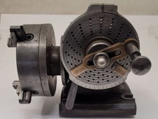 6" Ellis Dividing Head, 4 jaw chuck