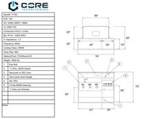 150 KVA 34500 GrdY/19920 Primary, 208Y/120 Secondary, PAD, Recon (shipment available in 10 days)