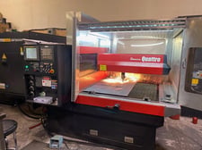 Amada #Quattro, CNC laser, 49.2" x 49.2" sheet, 2000 watt, 49.6"X, 49.6"Y, 3.9"Z, Fanuc, chiller, dust