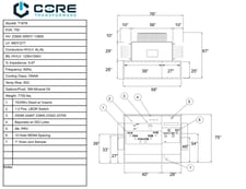 750 KVA 23900GrdY/13800 Primary, 480Y/277 Secondary, PAD, Recon (shipment available in 10 days)