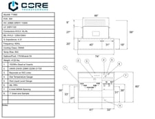 300 KVA 22860GrdY/13200 Primary, 208Y/120 Secondary, PAD, Recon (shipment available in 10 days)