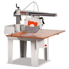 Maggi #Big-800CE, Radial Arm Saw, 4 Hp, 2800 RPM, 230 V., 3ph, 16" blade, 1" arbor, 73.23" x 45.08" table, New