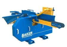 Baker #PAQ, Single Head Band Resaw, 20 HP, TEFC, NEMA 12 enclosure, 1" x 13' 2" x 0.035" blade, 28" wheels