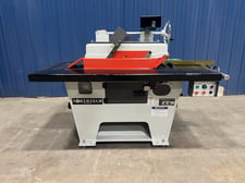 Northtech #NT-SLR-14SC, Precision Straight Line Rip Saw, 15 HP saw, 1.5 HP, 40-120 FPM feed, 2" arbor, 61" x