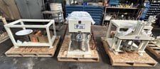 4 gallon Ross #DPM-4, DS-4, double planetary mixer, DPM-4 gallon w/DS-4 discharge press
