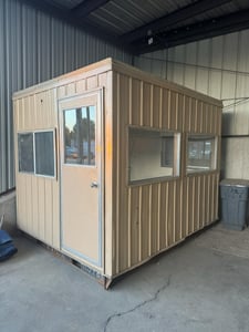 8' x 8' x 10' Portable Guard Shack / Modular Office Booth Prefabricated Building