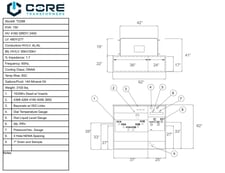 150 KVA 4160GrdY/2400 Primary, 480Y/277 Secondary, PAD, Recon(shipment available in 10 days)