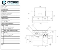 150 KVA 24940 Delta Primary, 480Y/277 Secondary, PAD, Recon (shipment available in 10 days) (2 available)