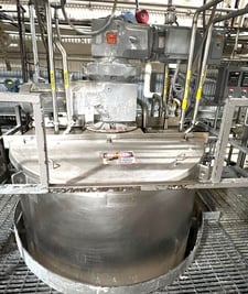 1200 gallon Lee Industries, jacketed tank double motion mix kettle, 1997