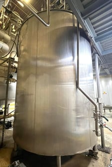 2500 gallon Walker, jacketed mix tank
