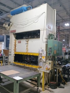 175 ton, Bliss #SE2-175-84-36, Straight Side Press, 84" x 40" bed, 8" stroke, 30" daylight, 480 V., 3ph