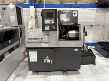 Tsugami #BM16CV, CNC Automatic Swiss CNC Lathe, Fanuc 0i-TC cnc, Iemca feeder, chip conveyor, colant, 4 axis
