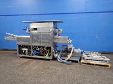 Ilpra #FOODPACK-1460, Tray Sealer, 13" x 148" capacity, 400 V., w/ pump, parts, 2015