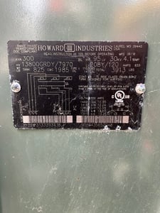 300 KVA 13800GY/7970 Primary, 208Y/120 Secondary, 3 phase, Padmount Transformer