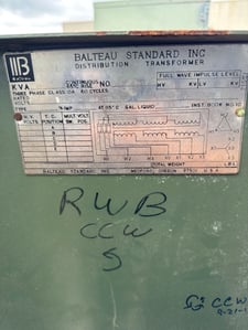 750 KVA 13200 Delta Primary, 208Y/120 Secondary, 3 phase, Padmount Transformer