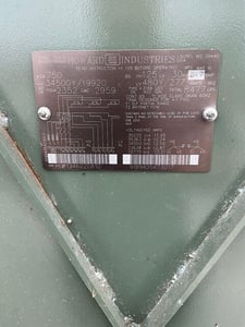 750 KVA 34500Y/19920 Primary, 480Y/277 Secondary, 3 phase, Padmount Transformer
