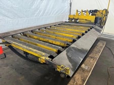 120" Cincinnati, sheet stacker conveyor