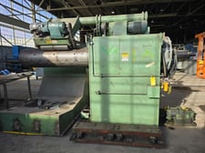 40000 lb. Herr Voss, Uncoiler, 60", air brake, feed-up motor